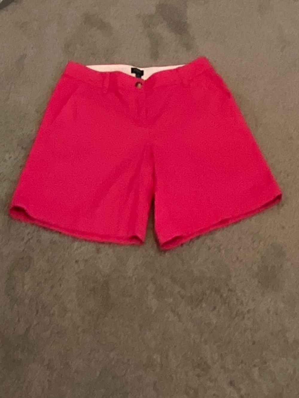 J.Crew Hot Pink Shorts Size 6 Classic Stretch Summer Style